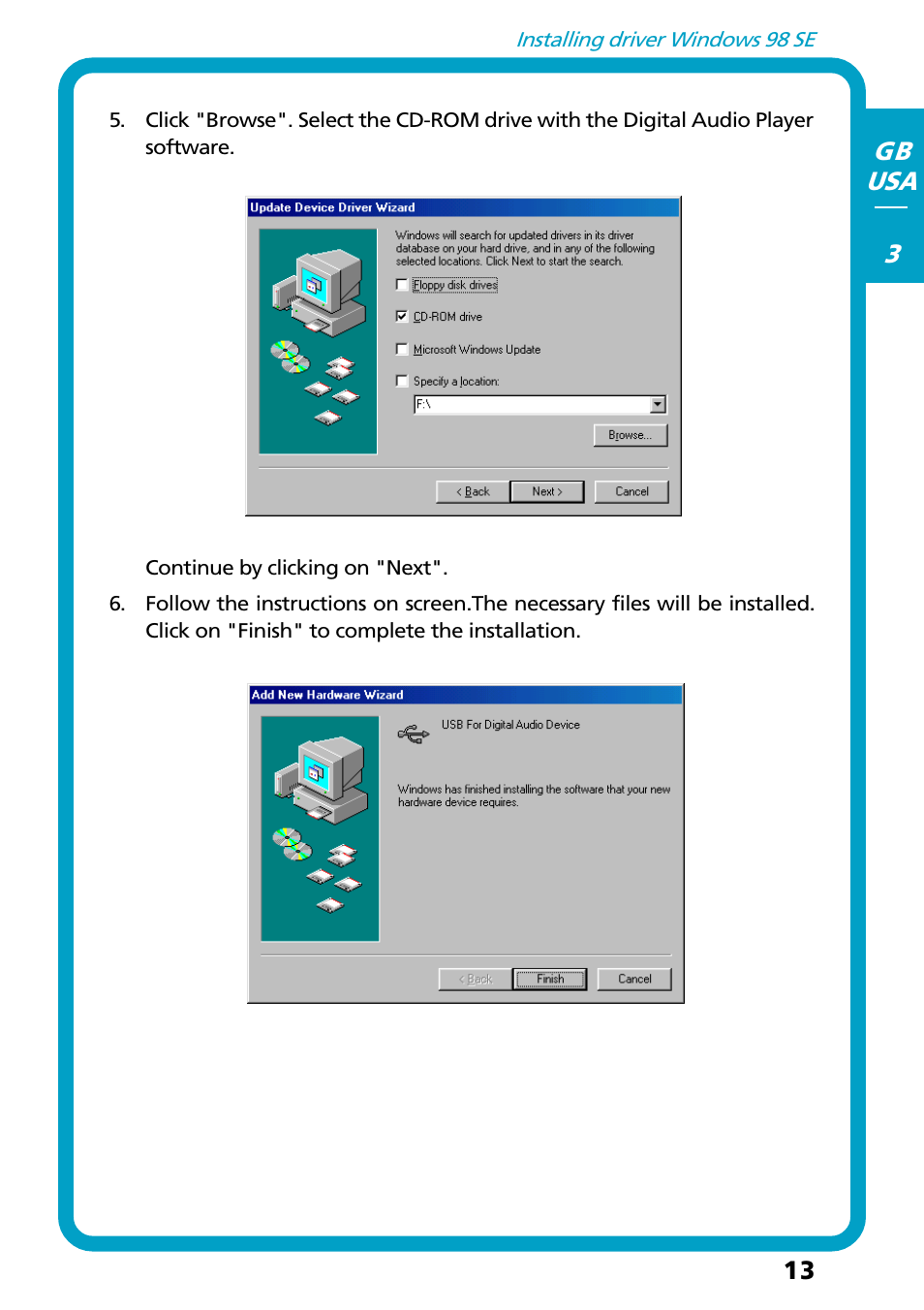 Freecom Technologies Flash MP3 User Manual | Page 13 / 32