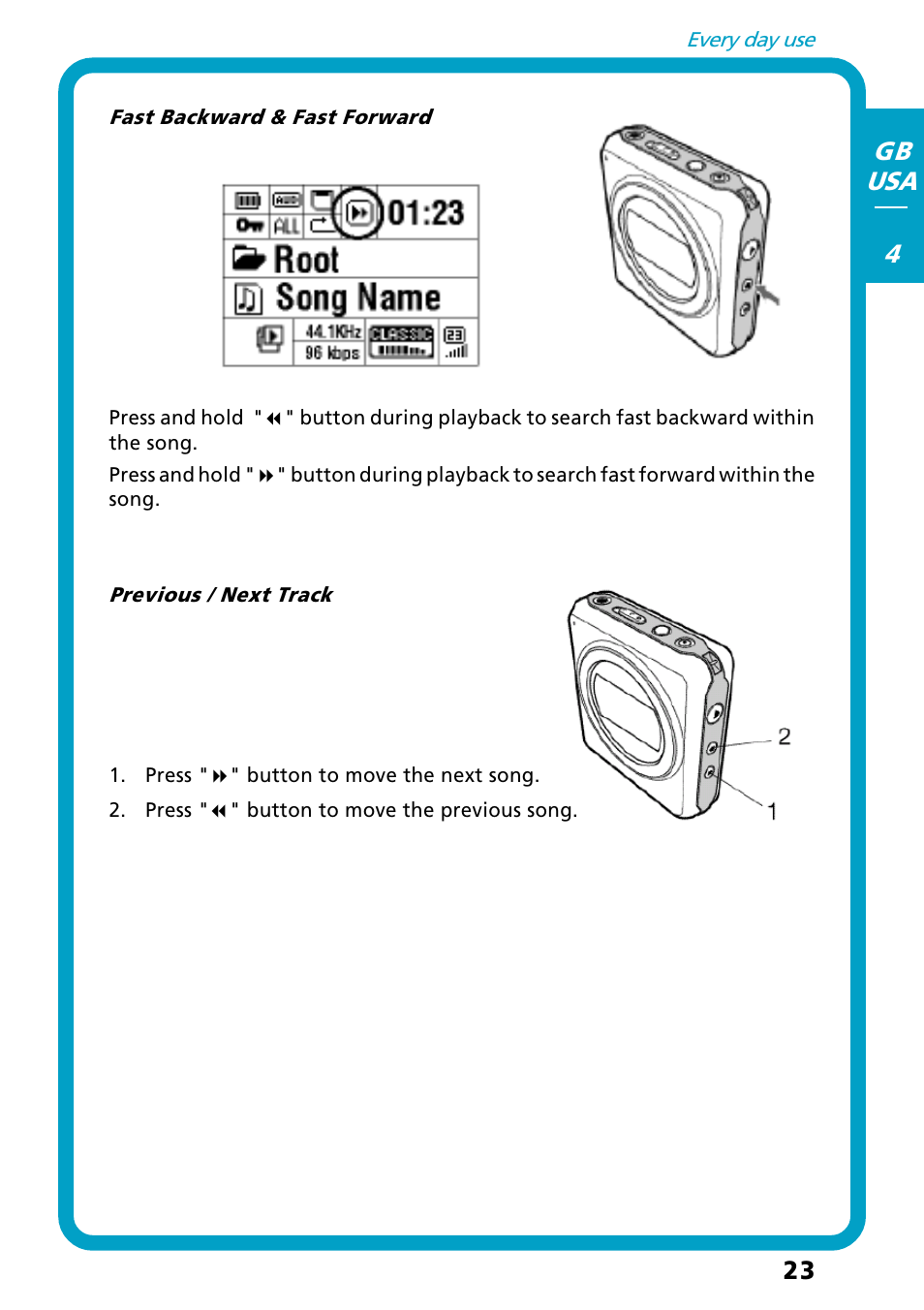 Freecom Technologies Flash MP3 User Manual | Page 23 / 32