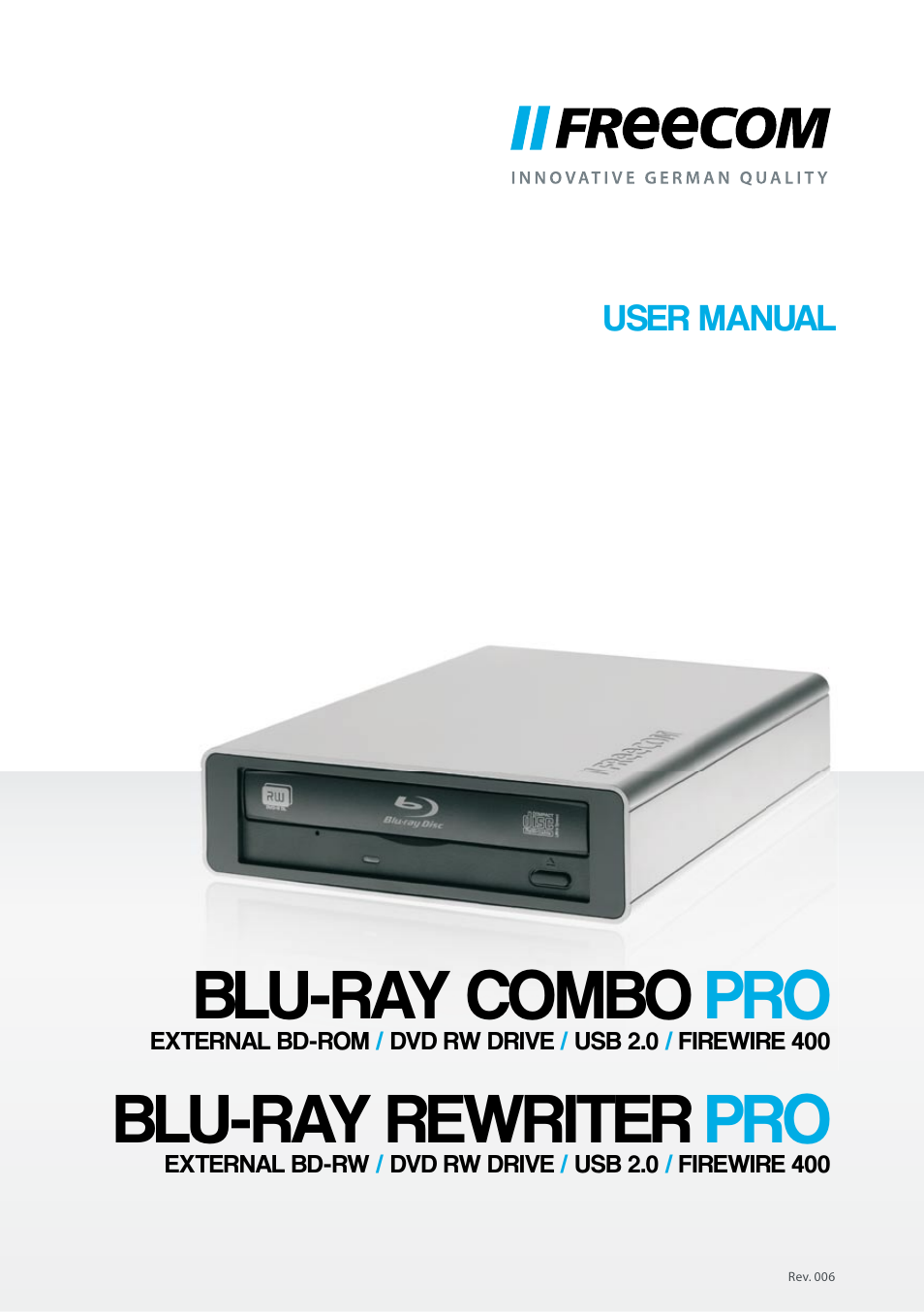 Freecom Technologies WSXGA 220AW8FB User Manual | 14 pages