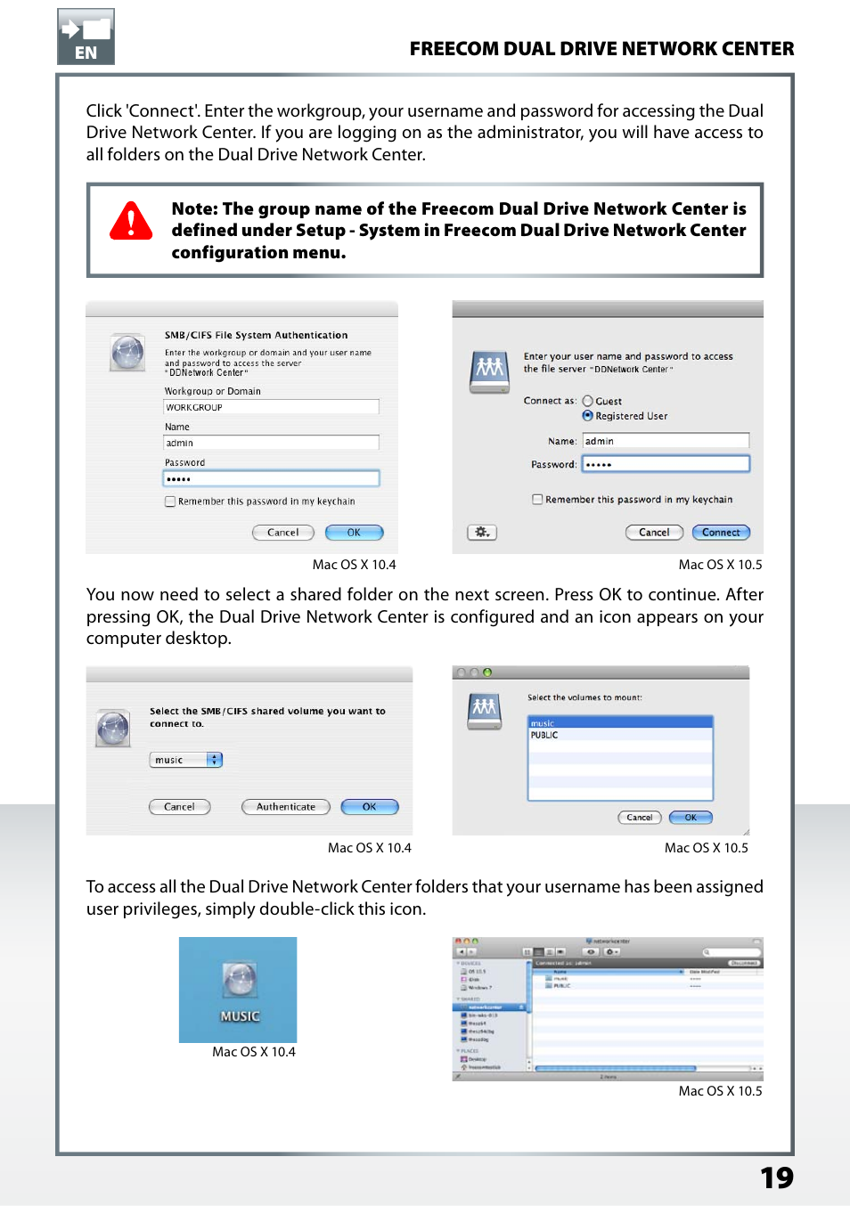 Freecom Technologies Dual Drive Network Center User Manual | Page 19 / 77