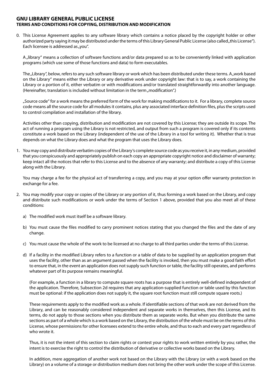 Gnu library general public license | Freecom Technologies Dual Drive Network Center User Manual | Page 67 / 77