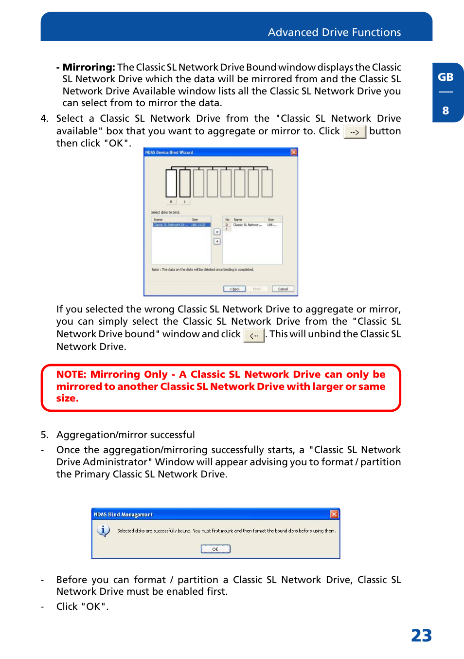 Freecom Technologies Network hard drive User Manual | Page 23 / 51