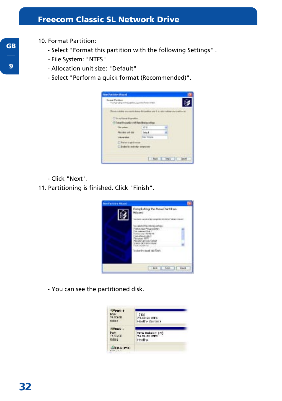 Freecom classic sl network drive | Freecom Technologies Network hard drive User Manual | Page 32 / 51