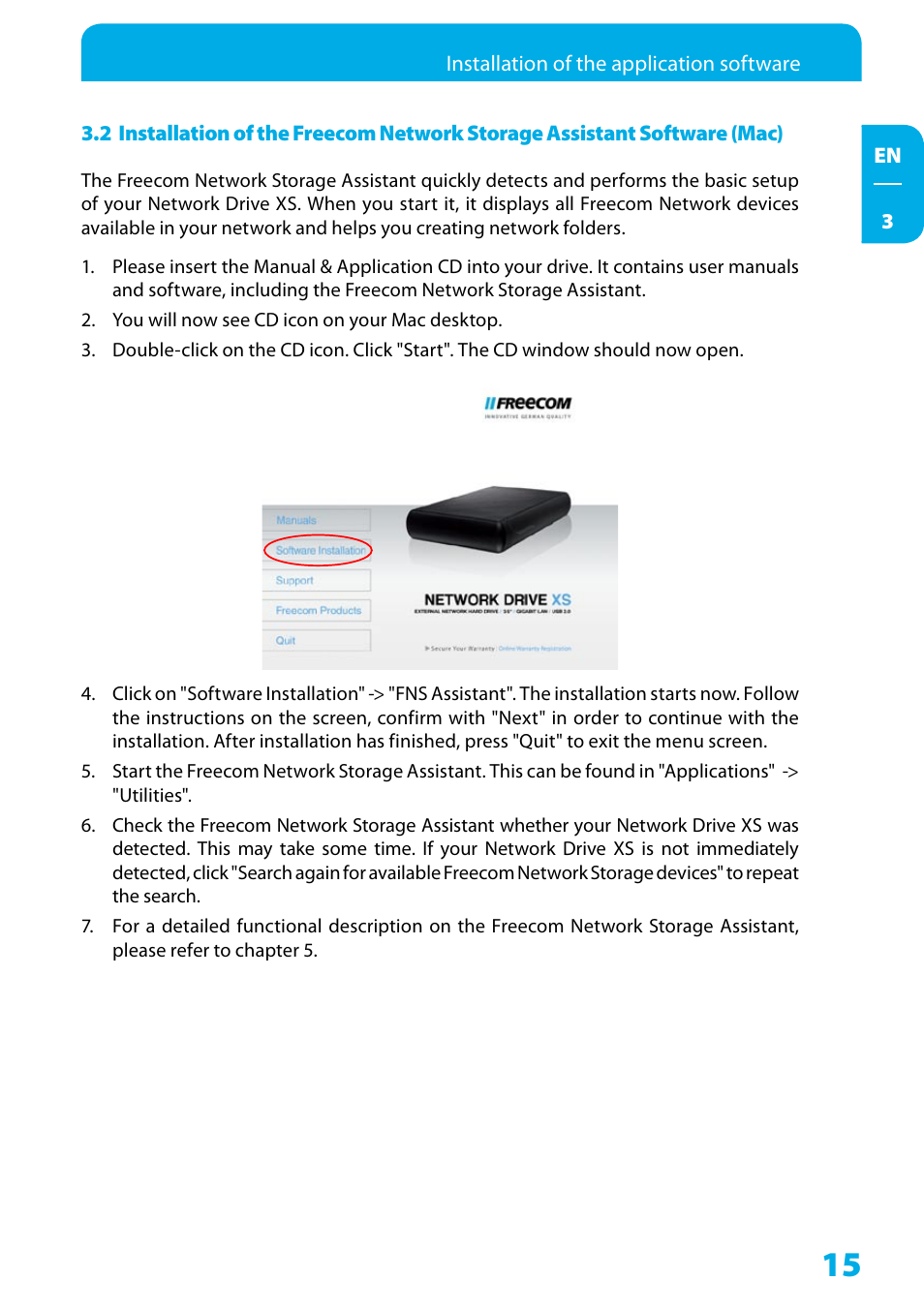 Freecom Technologies Network Drive XS User Manual | Page 15 / 40