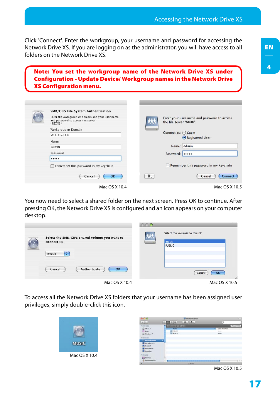 Freecom Technologies Network Drive XS User Manual | Page 17 / 40