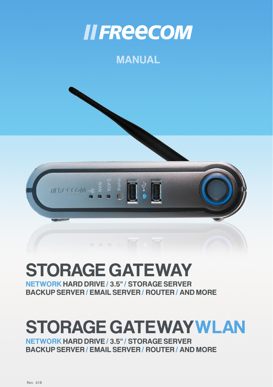 Freecom Technologies Storage Gateway NETWORK HARD DRIVE User Manual | 129 pages