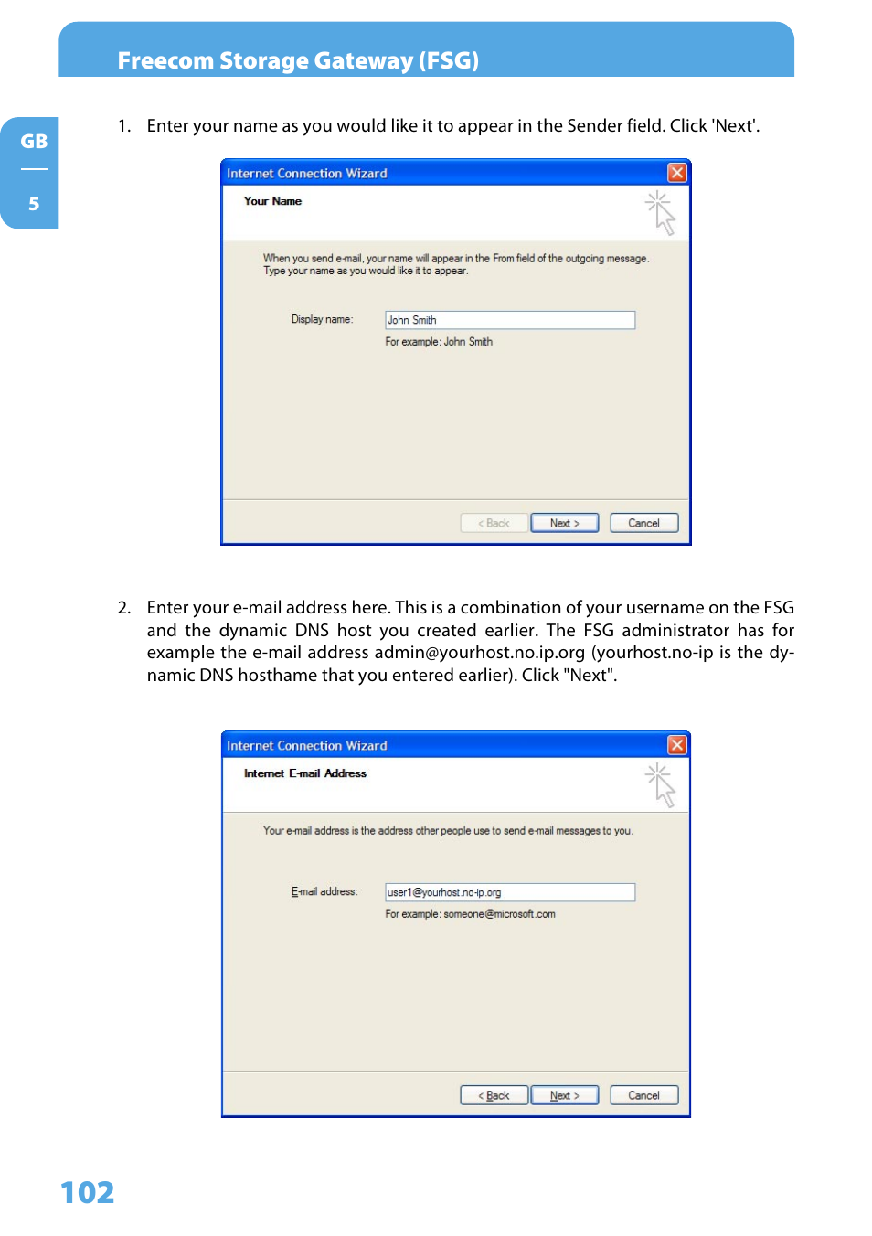 Freecom Technologies Storage Gateway NETWORK HARD DRIVE User Manual | Page 102 / 129
