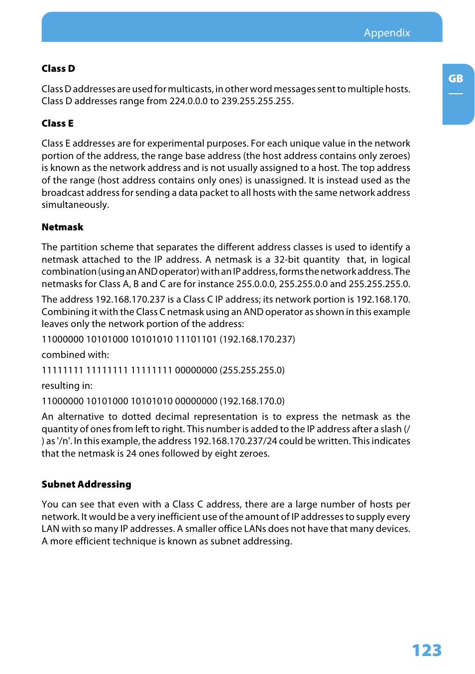 Freecom Technologies Storage Gateway NETWORK HARD DRIVE User Manual | Page 123 / 129