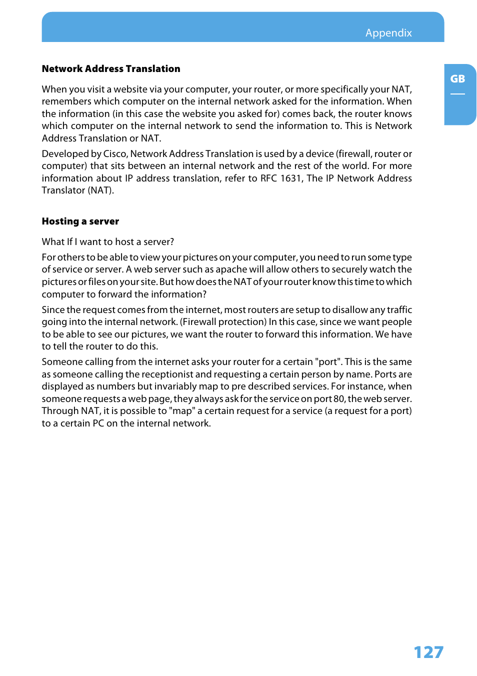 Freecom Technologies Storage Gateway NETWORK HARD DRIVE User Manual | Page 127 / 129