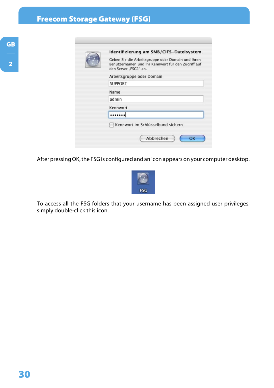 Freecom Technologies Storage Gateway NETWORK HARD DRIVE User Manual | Page 30 / 129