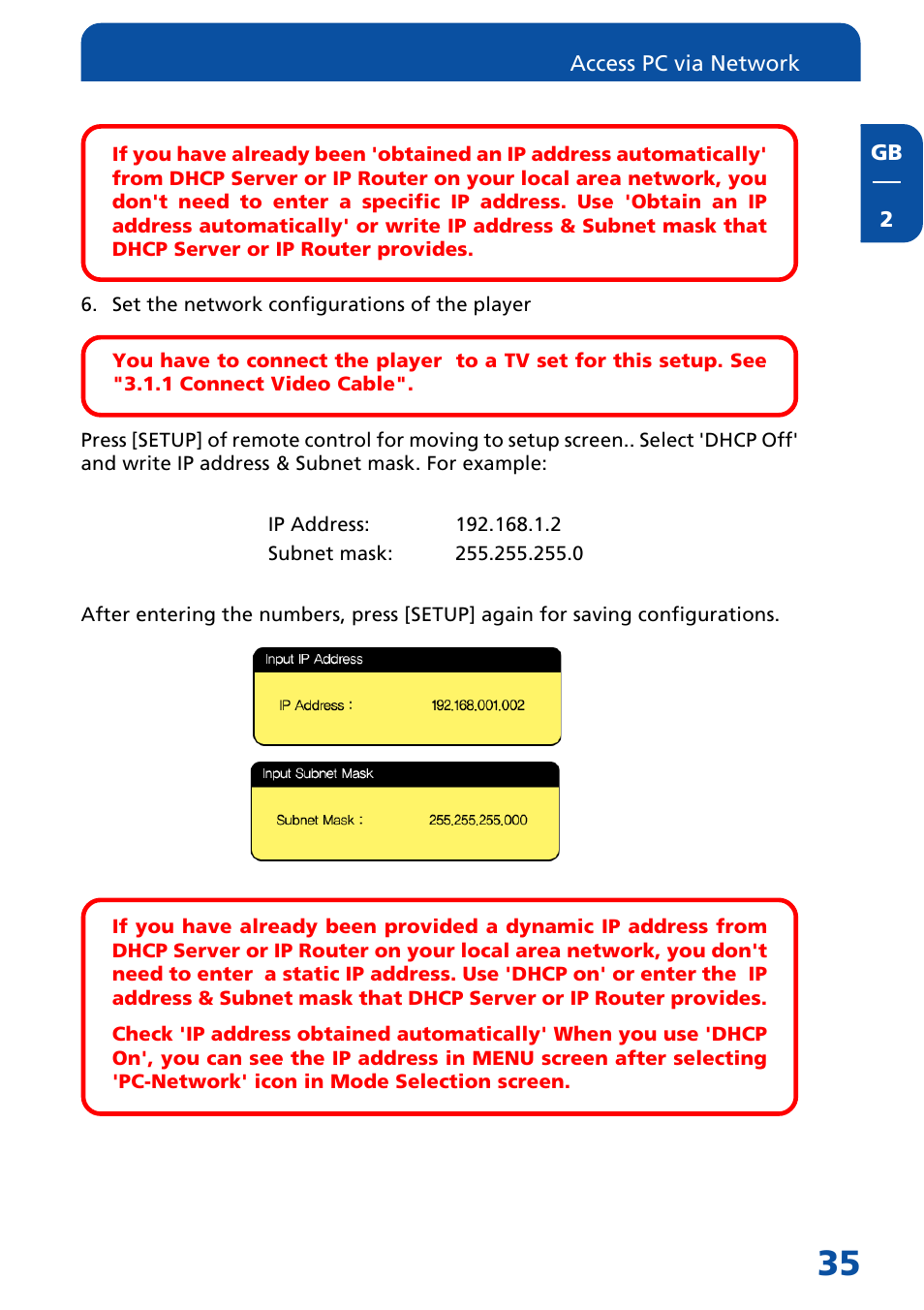 Freecom Technologies MediaPlayer Drive-In Kit User Manual | Page 35 / 78