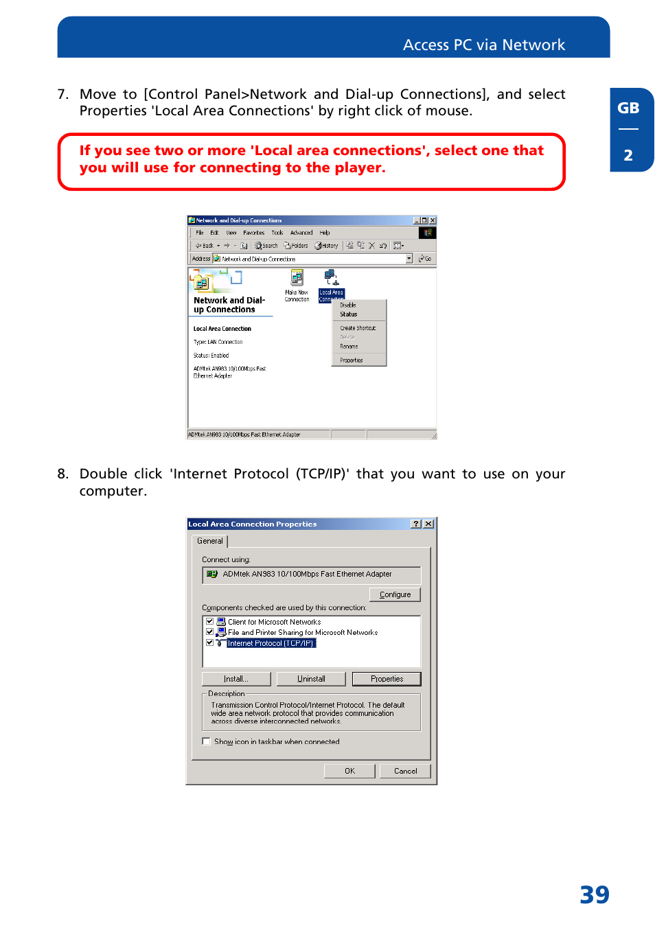 Freecom Technologies MediaPlayer Drive-In Kit User Manual | Page 39 / 78