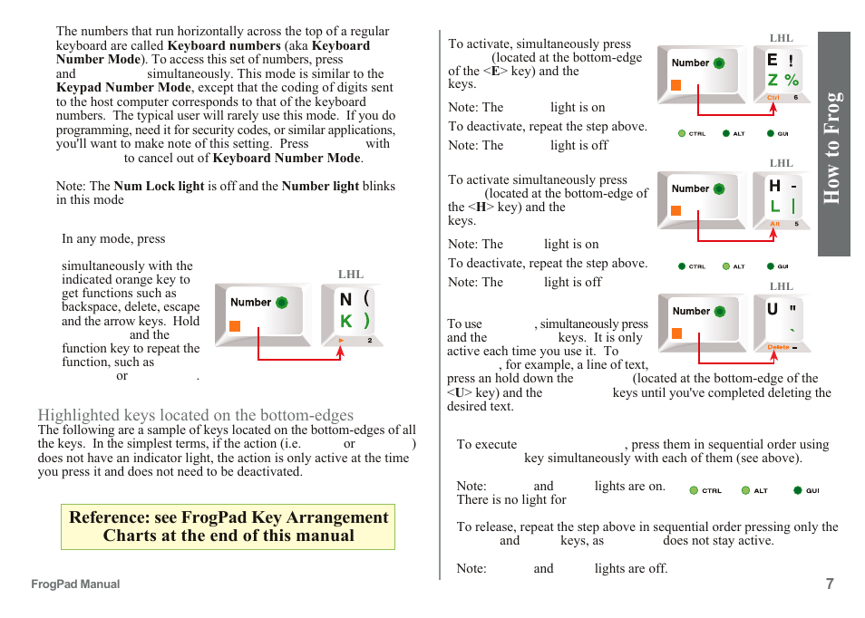 How to frog | FrogPad USB User Manual | Page 7 / 12