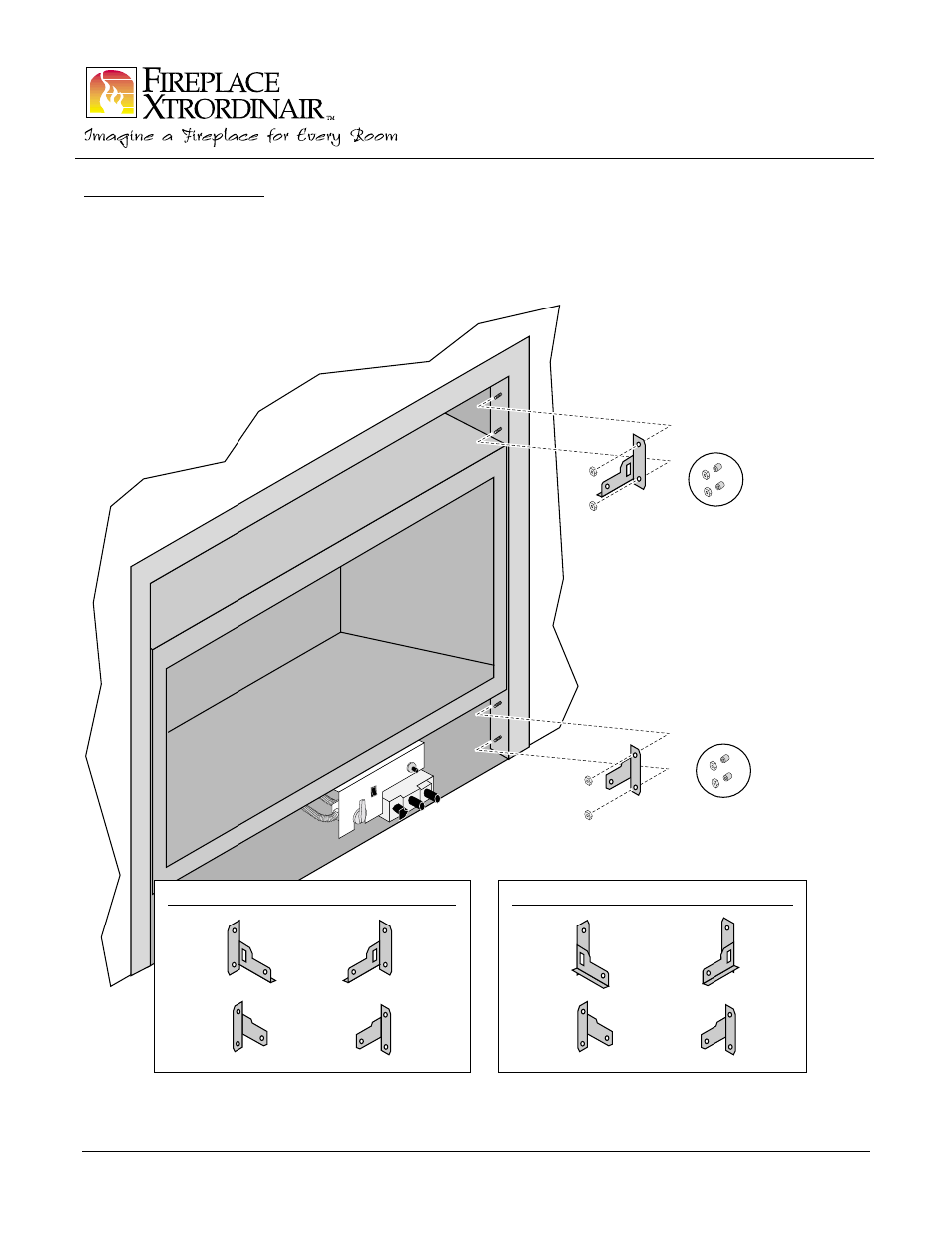 Installation – 564 ss | FireplaceXtrordinair 95400413 User Manual | Page 2 / 6