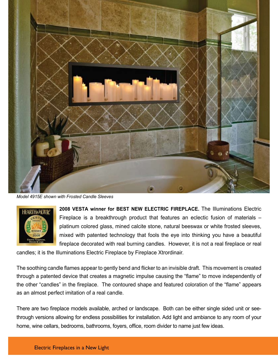 FireplaceXtrordinair 4915E User Manual | Page 2 / 8