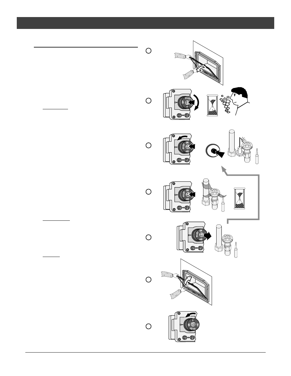 Operation, Starting the pilot flame | FireplaceXtrordinair 36 DV EFIII User Manual | Page 34 / 52