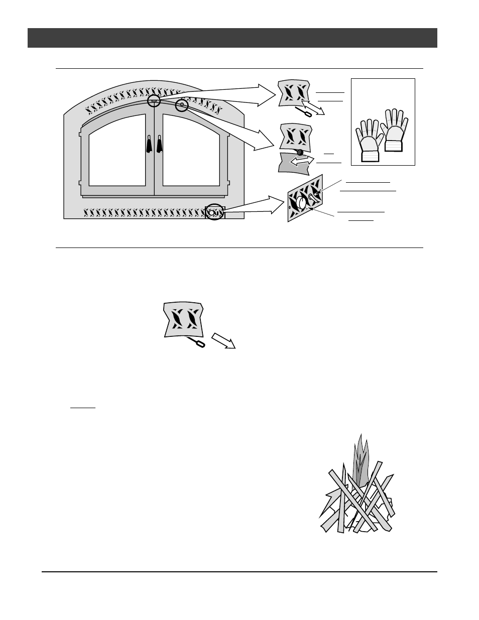 Operation, Location of controls, Starting a fire | FireplaceXtrordinair Elite Fireplacextrodin 36-Elite User Manual | Page 10 / 24