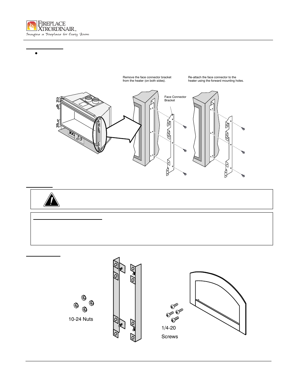 FireplaceXtrordinair 98500507 User Manual | 3 pages
