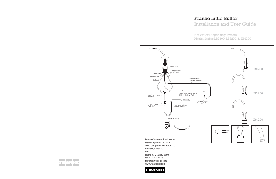 Franke Consumer Products LB3200 User Manual | 2 pages