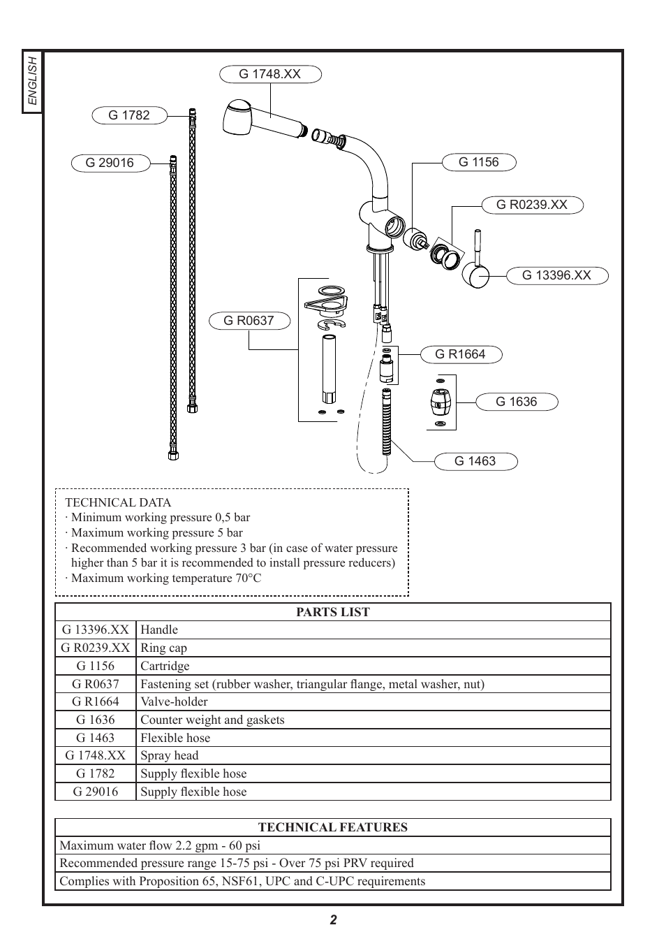 Franke Consumer Products FFP S700 User Manual | Page 2 / 11