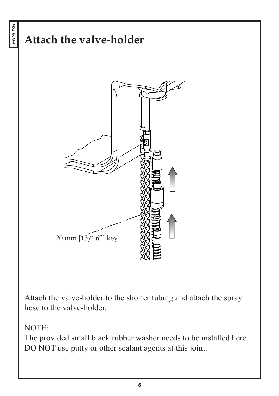 Attach the valve-holder | Franke Consumer Products FFP S700 User Manual | Page 6 / 11