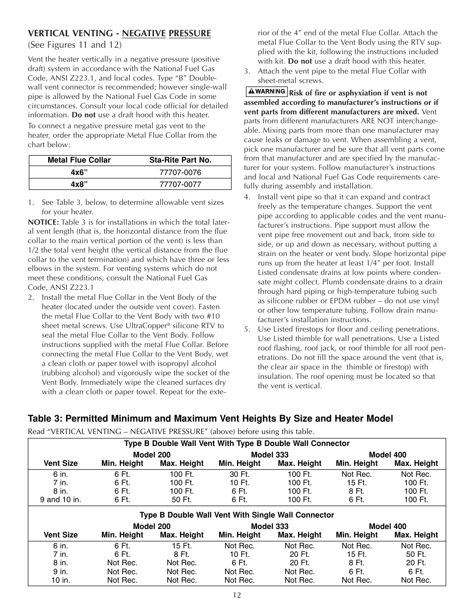 Five Star Sr200na User Manual | Page 12 / 40