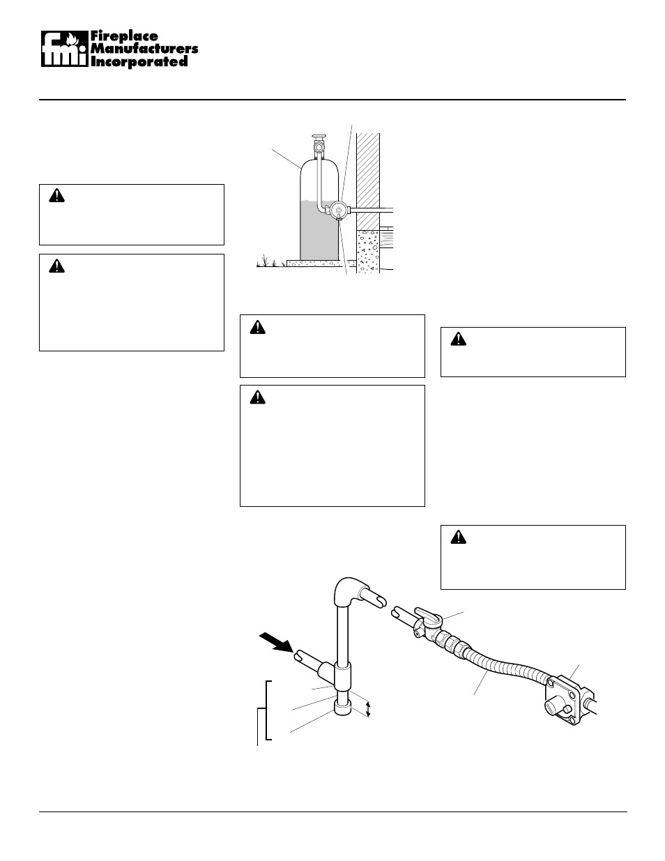 Unvented propane/lp gas log heater, Installation, Continued | FMI FVF24P User Manual | Page 12 / 24