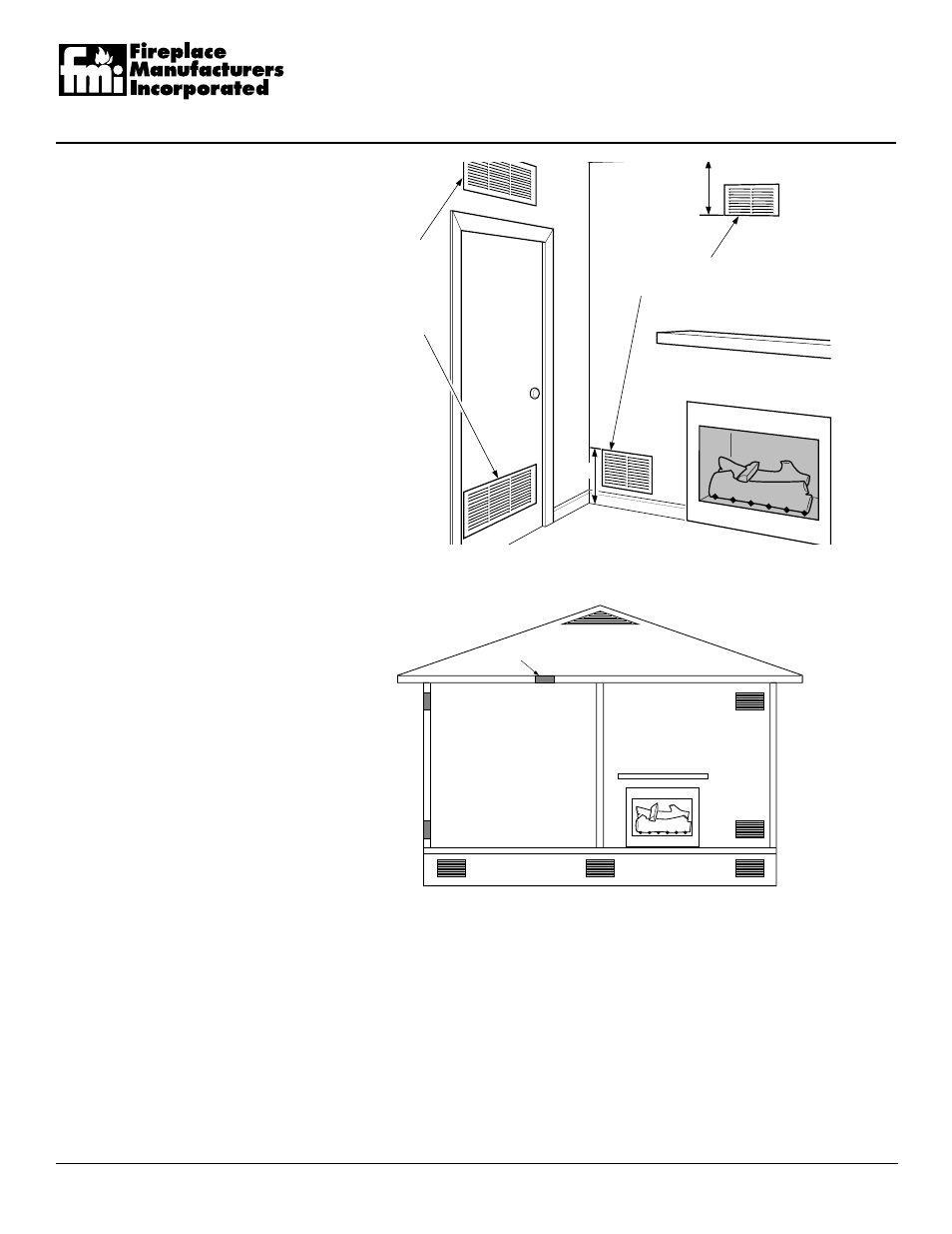 Unvented propane/lp gas log heater, Air for combustion and ventilation, Continued | FMI FVF24P User Manual | Page 6 / 24