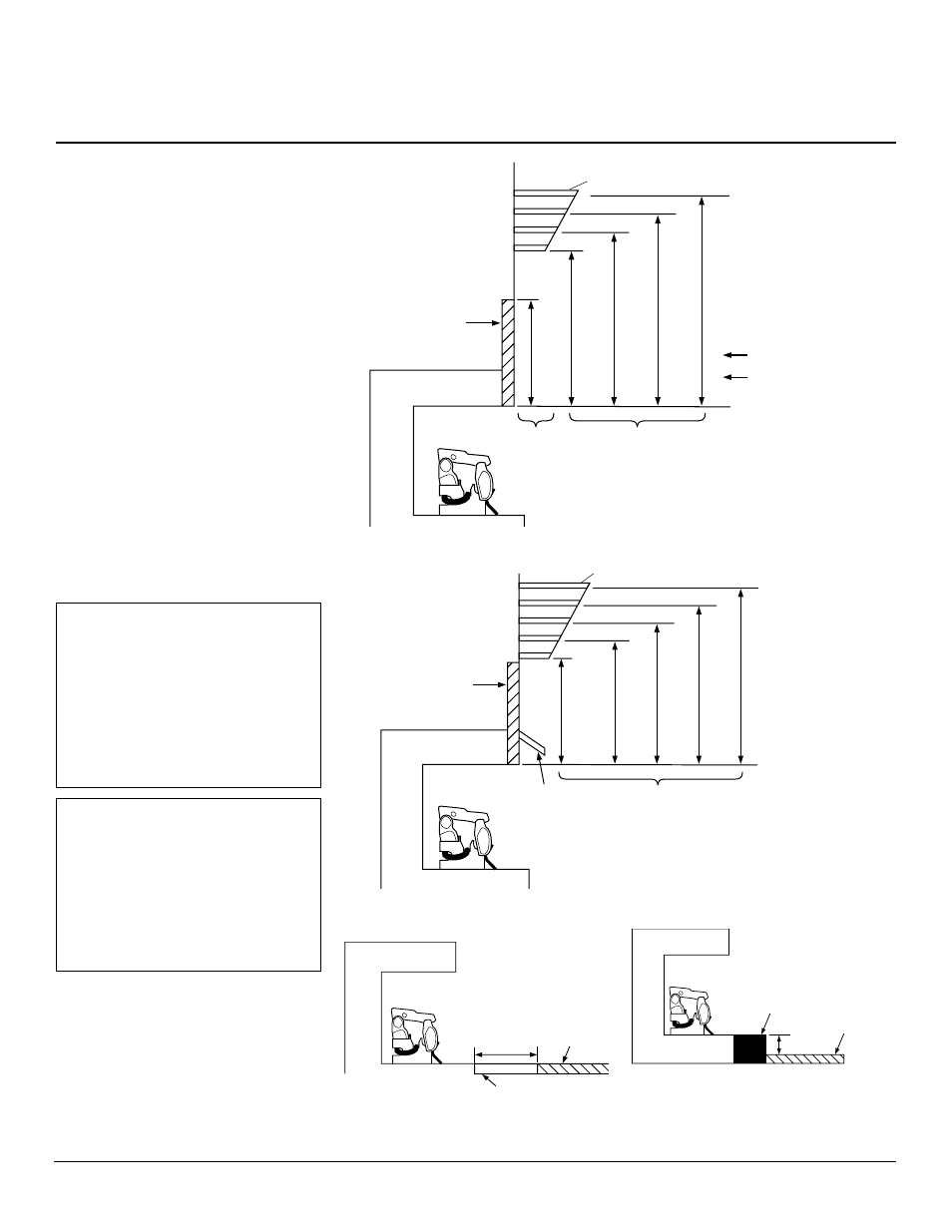 Owner’s manual, Installation, Continued | Mantel clearances, Floor clearances, Determining minimum mantel clearance | FMI FVF24P User Manual | Page 9 / 24