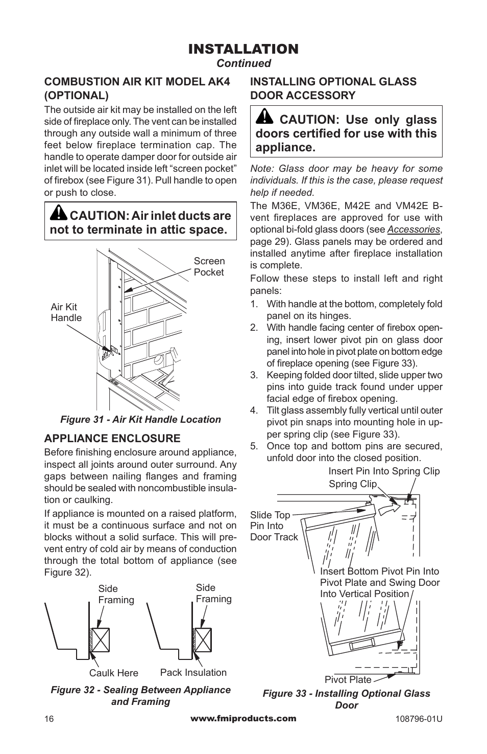 Installation | FMI VM36E(B User Manual | Page 16 / 32