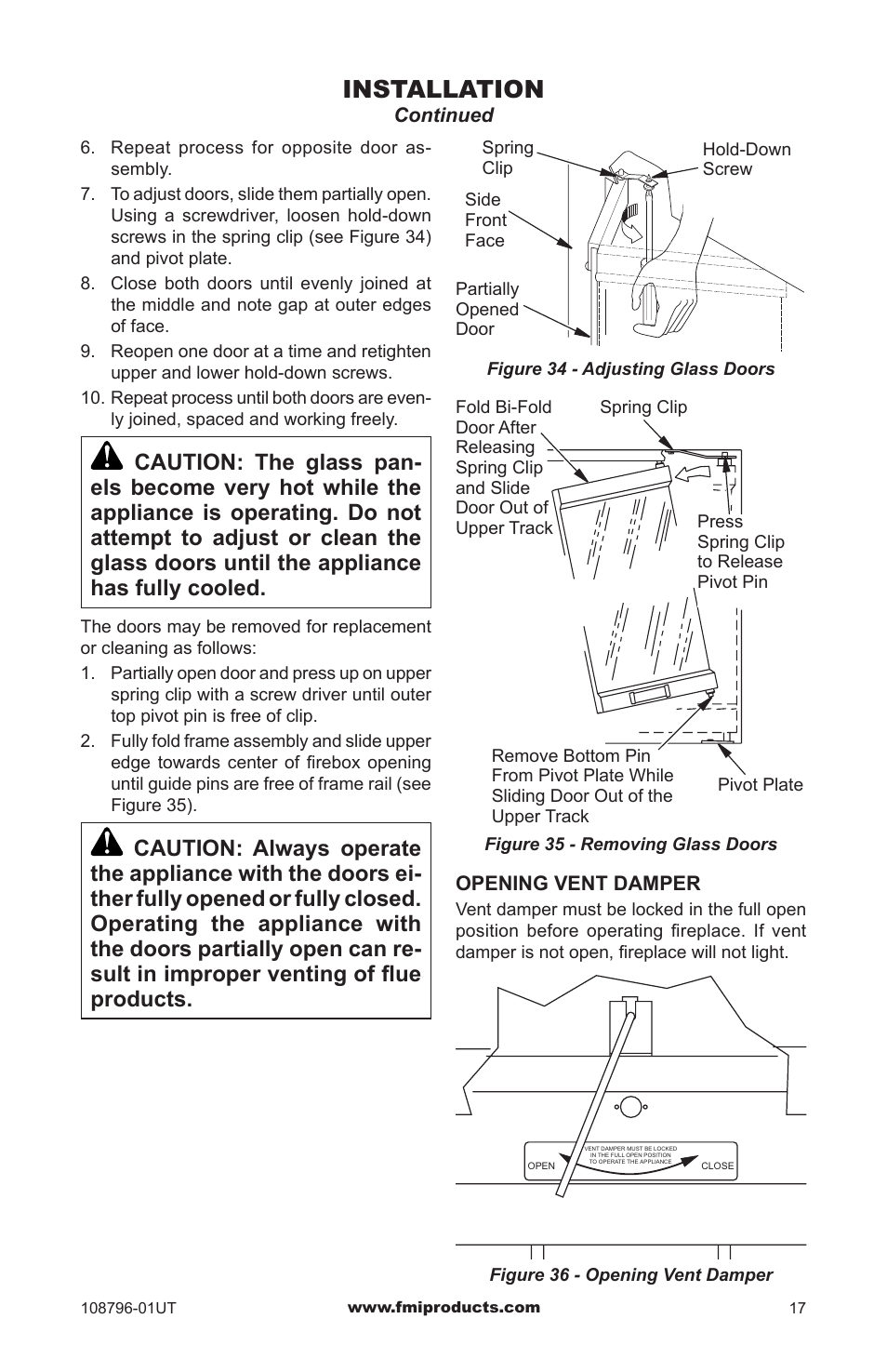 Installation | FMI VM36E(B User Manual | Page 17 / 32