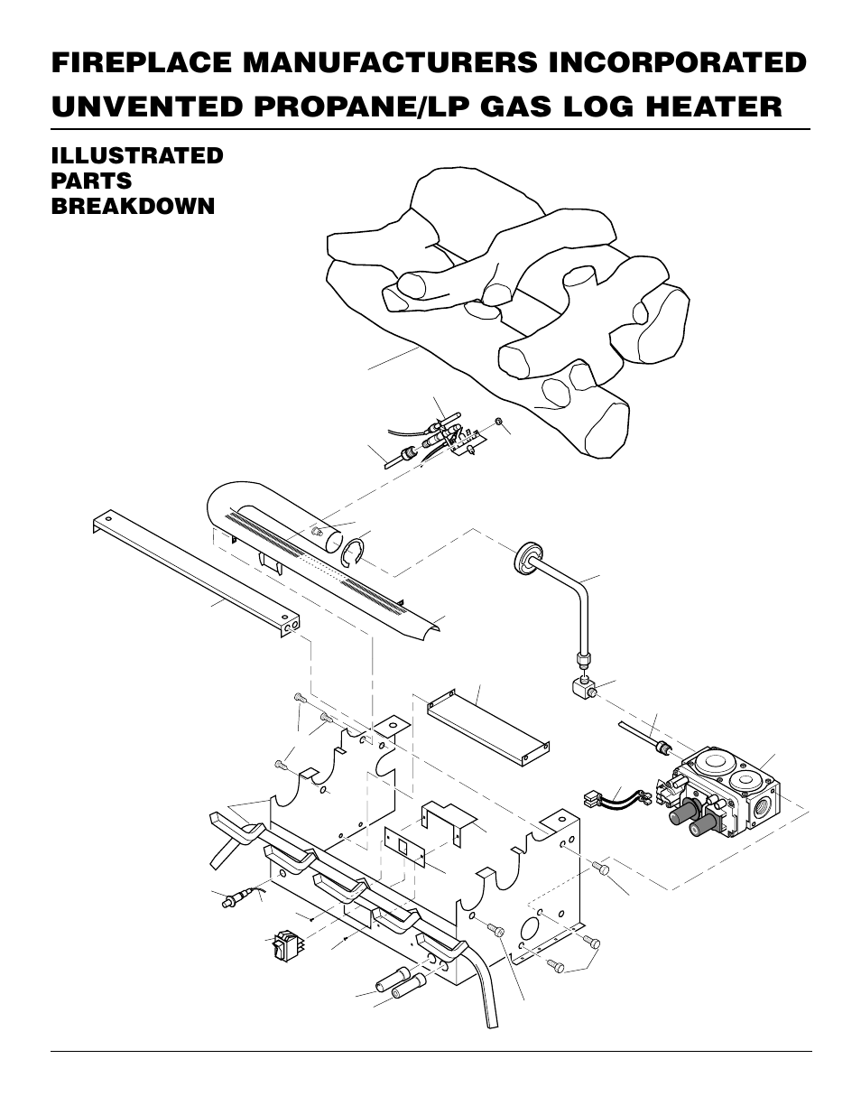 Illustrated parts breakdown | FMI FVF30PW User Manual | Page 22 / 24