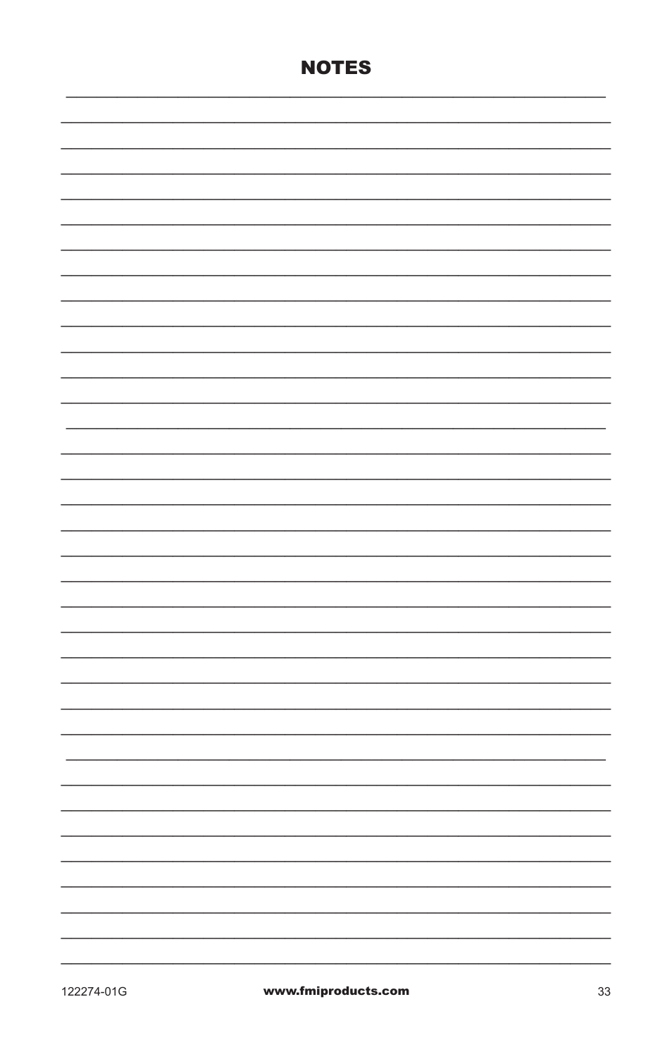 FMI VCM-42U User Manual | Page 33 / 36