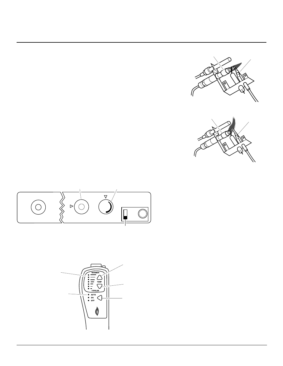 Inspecting burners, Operating heater, Continued | Pilot flame pattern | FMI VFN30R User Manual | Page 16 / 26