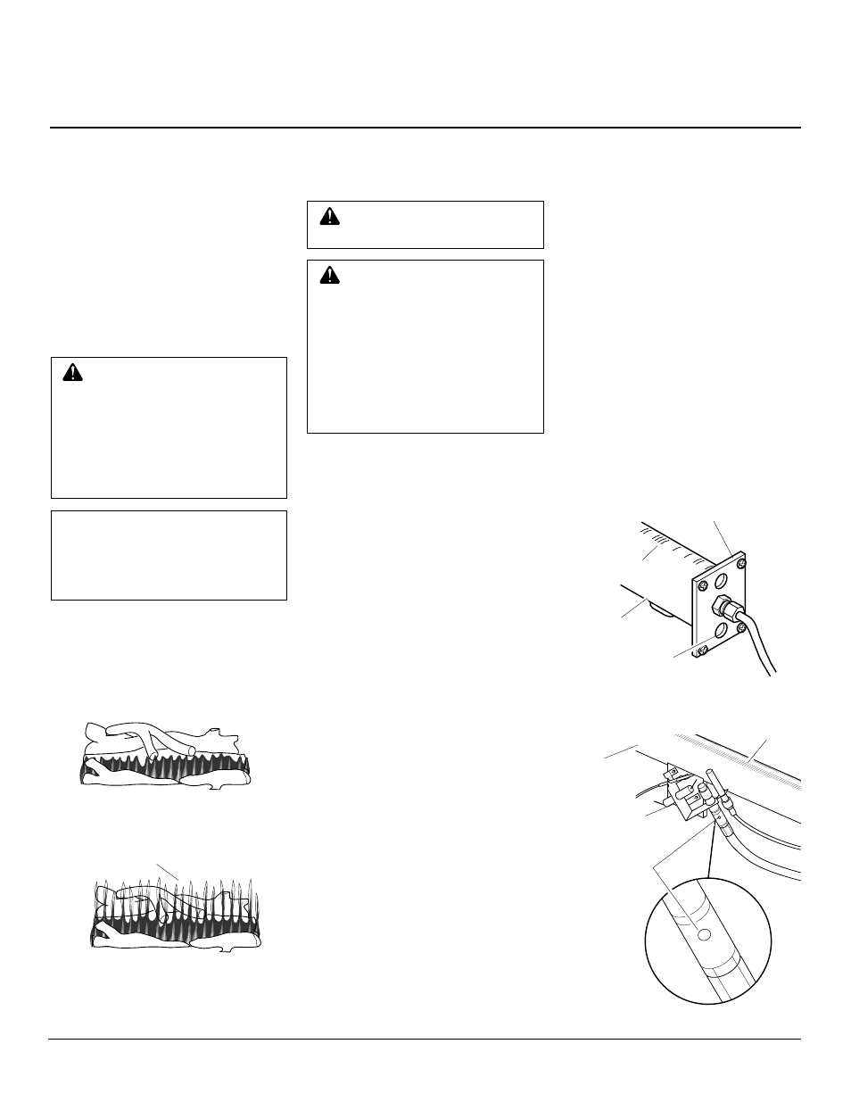 Owner’s manual, Cleaning and maintenance, Inspecting burners | Continued | FMI VFN30R User Manual | Page 17 / 26