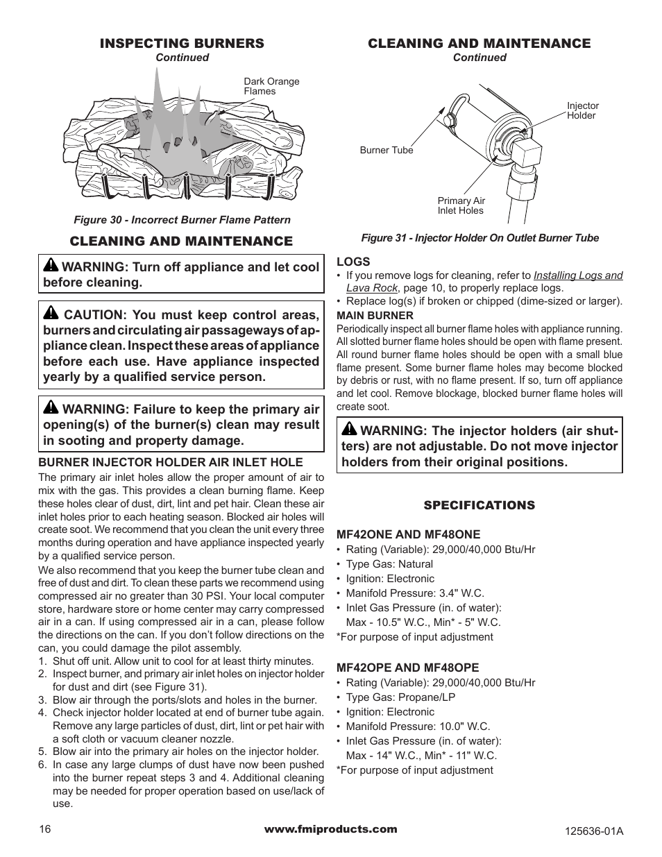FMI MF42ONE User Manual | Page 16 / 28