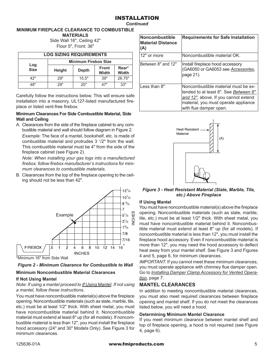 Installation | FMI MF42ONE User Manual | Page 5 / 28