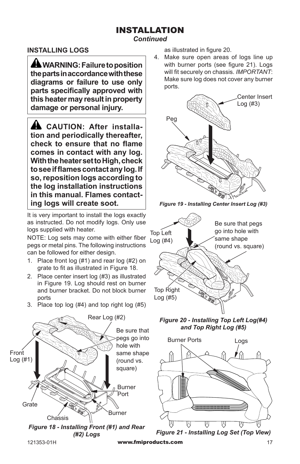 Installation | FMI FLAME-MAX FVFM27NR User Manual | Page 17 / 36