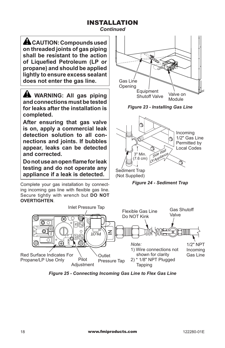 Installation | FMI BVC-50Y User Manual | Page 18 / 44