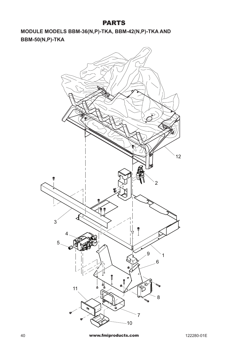 Parts | FMI BVC-50Y User Manual | Page 40 / 44