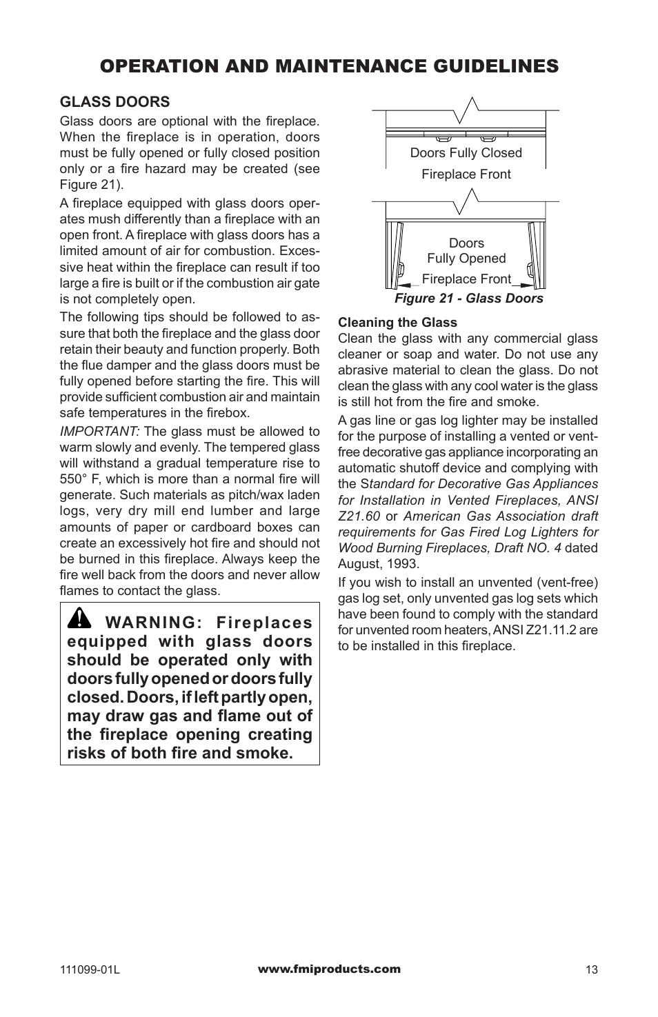 Operation and maintenance guidelines | FMI S42 User Manual | Page 13 / 20