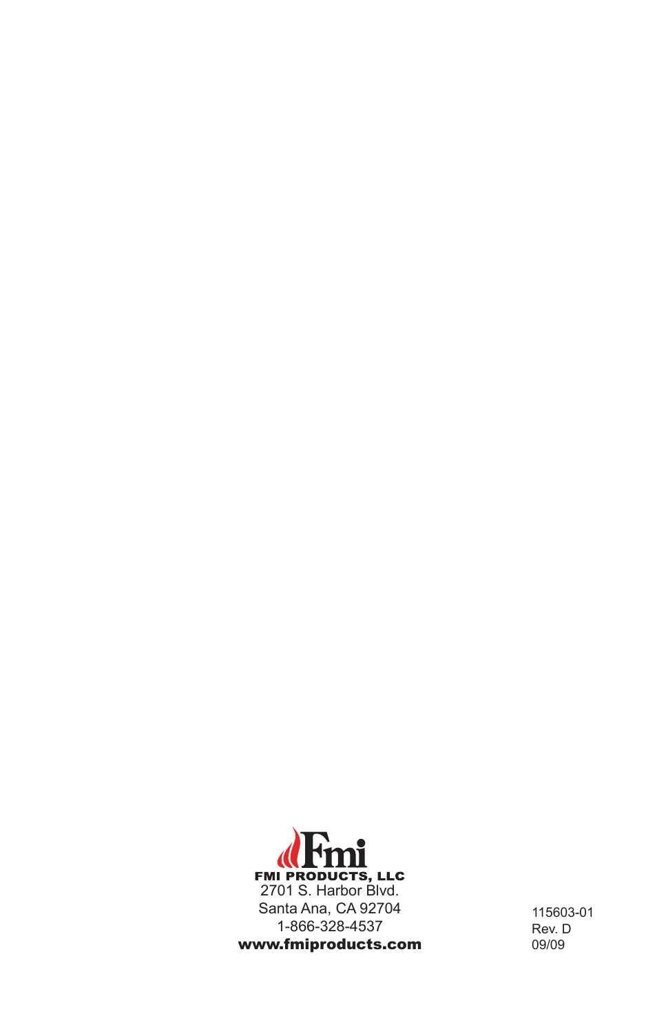 FMI (V)3612ST User Manual | Page 16 / 16
