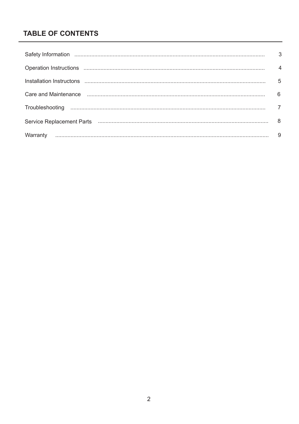 FMI FEF26 User Manual | Page 2 / 9