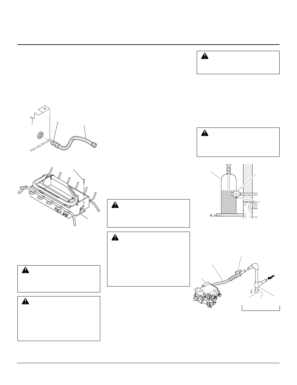 Owner’s manual, Installation, Connecting to gas supply | Continued | FMI FVFM27PR User Manual | Page 11 / 24