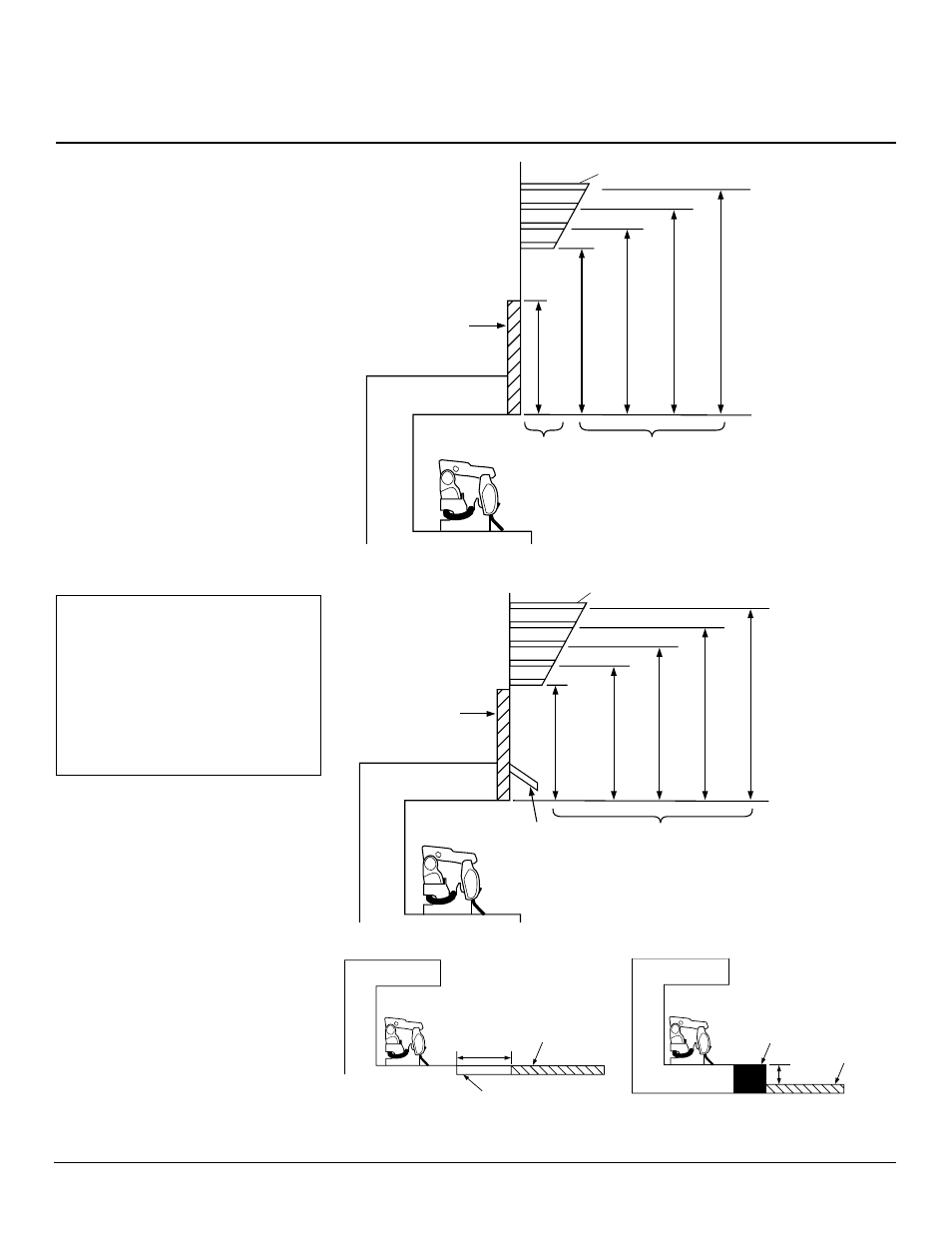 Owner’s manual, Installation, Continued | Mantel clearances, Floor clearances | FMI FVFM27PR User Manual | Page 9 / 24