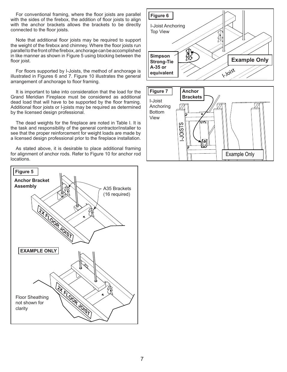 FMI VENT FREE UNIVERSAL MASONRY FIREBOX MM39/44/49VF User Manual | Page 8 / 20