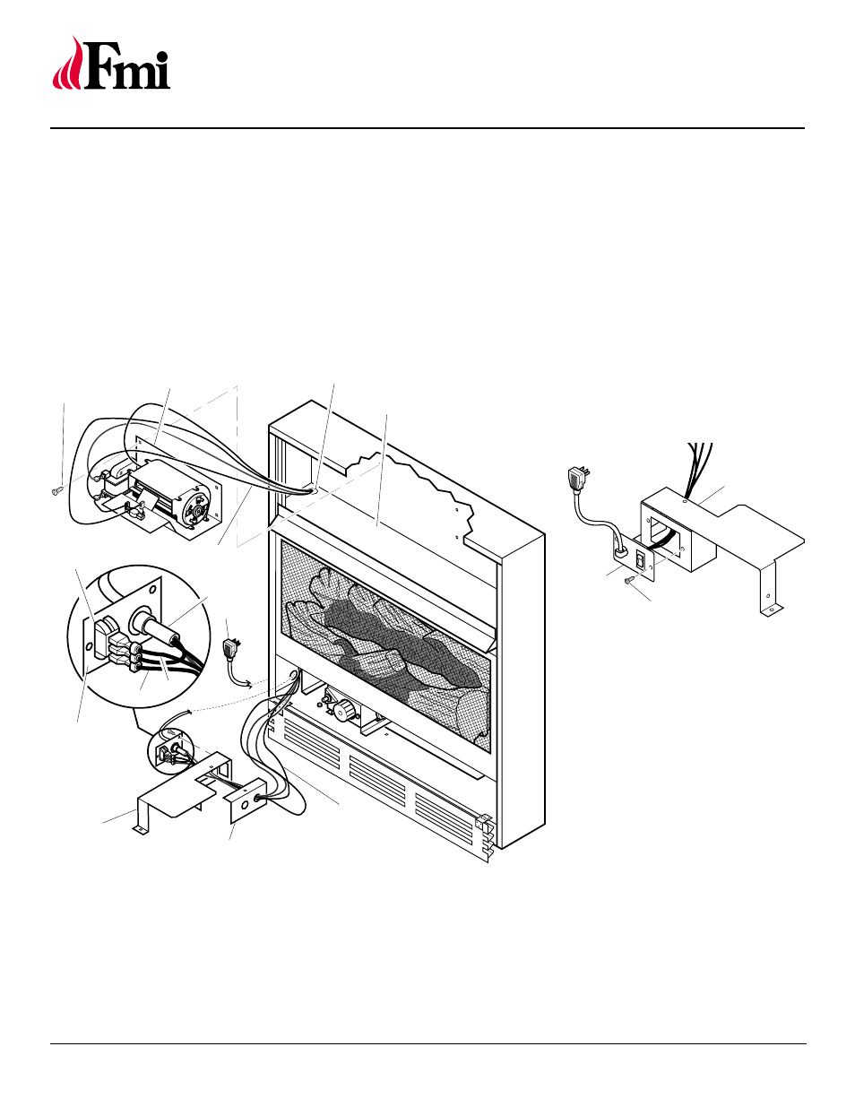 Natural gas vent-free fireplace system, Installation, Continued | FMI FMH26TN User Manual | Page 12 / 28