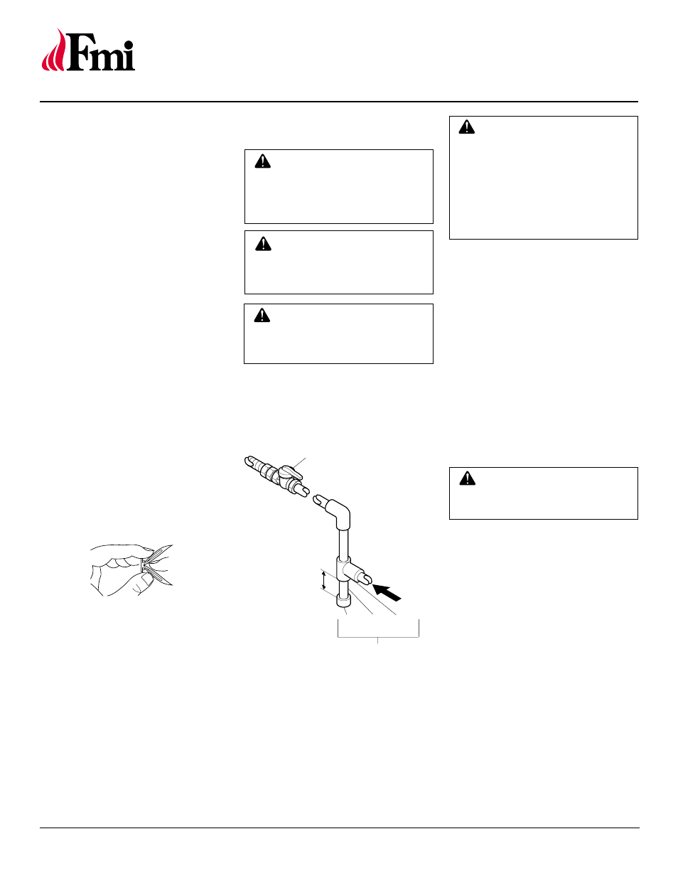 Natural gas vent-free fireplace system, Installation, Continued | FMI FMH26TN User Manual | Page 14 / 28