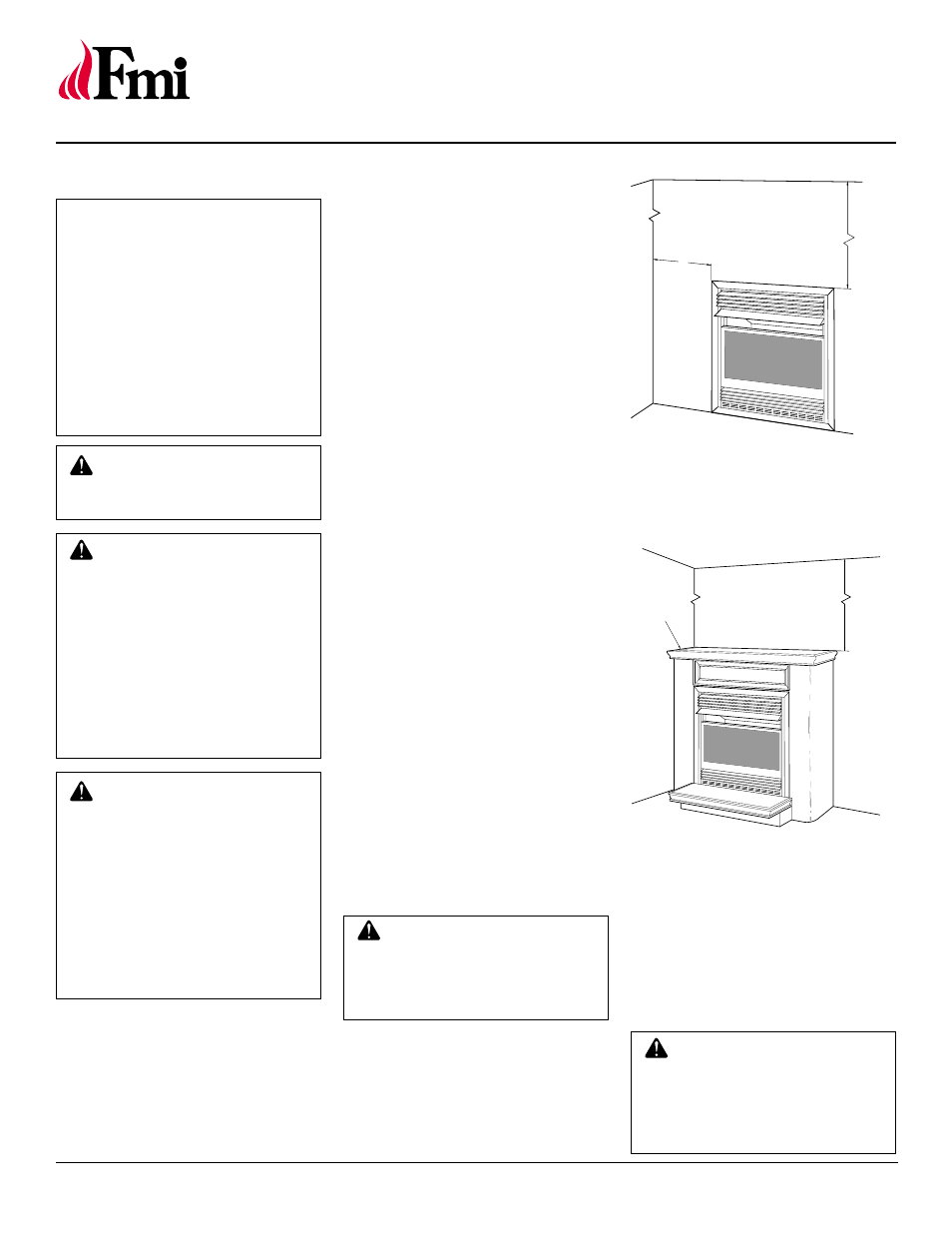 Natural gas vent-free fireplace system, Installation, Check gas type | Installation items, Locating fireplace | FMI FMH26TN User Manual | Page 8 / 28