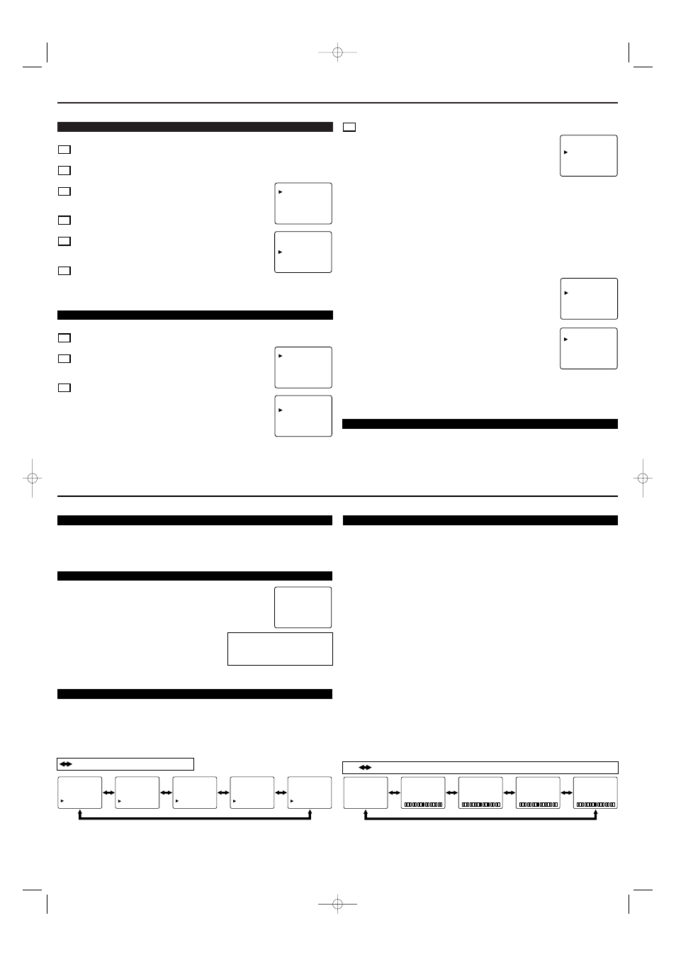 Preparation for use, Operations | FUNAI F413TB User Manual | Page 3 / 8